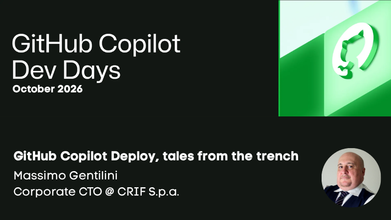 Banner GitHub Copilot Deploy, tales from the trench